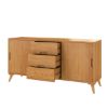 Picture of Avondale Teak Wood 8 Piece Modern Dining Room Set
