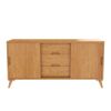 Picture of Avondale Teak Wood 3 Drawer Modern Style Long Credenza