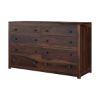 Picture of El Centro Rustic Solid Wood Bedroom Dresser with 8 Drawers