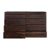 Picture of El Centro Rustic Solid Wood Bedroom Dresser with 8 Drawers