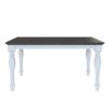 Picture of Morrilton Mahogany Solid Wood Two Tone Turned Legs Dining Table