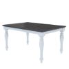 Picture of Morrilton Mahogany Solid Wood Two Tone Turned Legs Dining Table