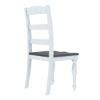 Picture of Morrilton Mahogany Wood Two Tone Dining Chair