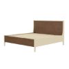 Picture of Effingham Two Tone Mahogany Wood Platform Bed With Headboard