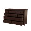 Picture of Bradenton Solid Wood Modern Style 4-Piece Bedroom Set 