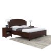 Picture of Bradenton Solid Mahogany Wood Low Profile Platform Bed