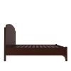 Picture of Bradenton Solid Mahogany Wood Low Profile Platform Bed
