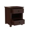 Picture of Bradenton Solid Mahogany Wood Nightstand with 2 Drawers