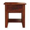 Picture of Sierra Nevada Rustic Solid Wood Nightstand with Drawer