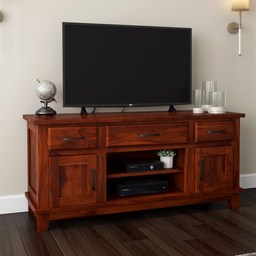Picture of Sierra Nevada Rustic Solid Wood TV Media Console