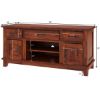 Picture of Sierra Nevada Rustic Solid Wood TV Media Console