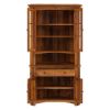 Picture of Denison Solid Wood Tall Corner Kitchen Pantry Cabinet