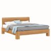 Picture of Rebersburg Solid Teak Wood Platform Bed