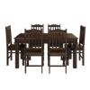 Picture of Oklahoma Farmhouse Solid Rosewood Traditional 8 Piece Dining Room Set
