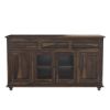 Picture of Oklahoma Traditional Rustic Rosewood Sideboard Buffet with Glass Door