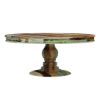 Picture of Wilmington Rustic Reclaimed Wood Round 10 Piece Dining Room Set