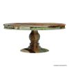 Picture of Wilmington Rustic Reclaimed Wood 4, 6, 8 Seater Round Dining Table Set