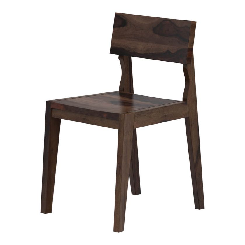 Picture of Petaluma Modern Rustic Solid Wood Dining Chair