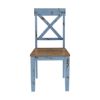 Picture of Nauvoo Blue Two Tone Mahogany Wood Dining Room Set