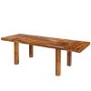 Picture of San Mateo Rustic Solid Wood Extendable Dining Table