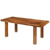 Picture of San Mateo Rustic Solid Wood Extendable Dining Table