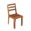 Picture of San Mateo Rustic Solid Wood Ladder Back Dining Chair
