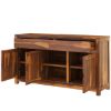 Picture of San Mateo Rustic Solid Wood Sideboard Buffet