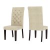 Picture of Clanton Rustic Solid Wood Pedestal Base Round 8 Piece Dining Room Set