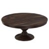 Picture of Clanton Solid Wood Pedestal Round Dining Table
