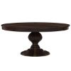 Picture of Clanton Solid Wood Pedestal Round Dining Table