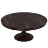 Picture of Clanton Solid Wood Pedestal Round Dining Table
