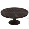 Picture of Clanton Solid Wood Pedestal Round Dining Table