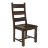 Picture of Modern Pioneer Rustic Solid Wood Ladder Back Dining Chair