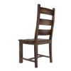 Picture of Modern Pioneer Rustic Solid Wood Ladder Back Dining Chair