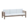 Picture of Mandurah Teak Wood Outdoor 3 Seater Sofa