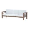 Picture of Mandurah Teak Wood Outdoor 3 Seater Sofa