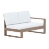 Picture of Narrogin Rustic Teak Wood Outdoor L-Shape Sofa
