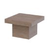Picture of Geelong Rustic Teak Wood Outdoor Square End Table