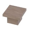 Picture of Geelong Rustic Teak Wood Outdoor Square End Table