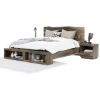 Picture of Ambler Solid Mahogany Wood Live Edge Style 4 Piece Bedroom Set