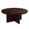 Picture of Algona Rustic Solid Wood Round Dining Table