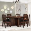 Picture of Algona Rustic Solid Wood Round Dining Table