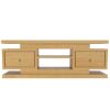 Picture of Kingston 59"L Natural Teak Wood 2 Drawers TV Stand Media Console