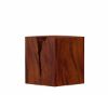 Picture of Lamoni Solid Acacia Wood Block Nightstand