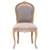 Picture of Kimballton Shabby Chic Mahogany Wood Upholstered Accent Dining Chair