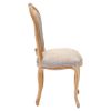 Picture of Kimballton Shabby Chic Mahogany Wood Upholstered Accent Dining Chair