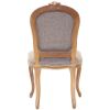 Picture of Kimballton Shabby Chic Mahogany Wood Upholstered Accent Dining Chair