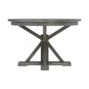 Picture of Alamosa Solid Wood Grey Round Kitchen Table