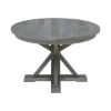 Picture of Alamosa Solid Wood Grey Round Kitchen Table