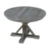 Picture of Alamosa Solid Wood Grey Round Kitchen Table